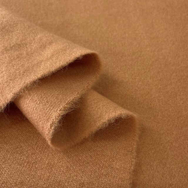 Knitted Mouflon Coating - Tan