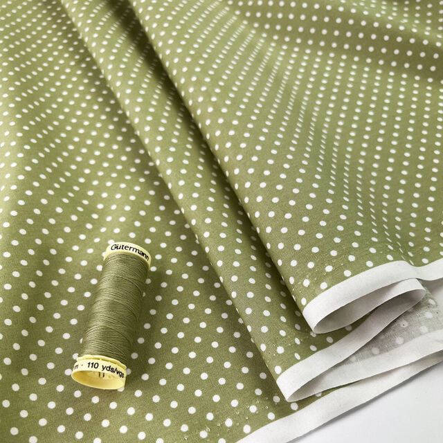 Poplin Print - The Crafty Spot - Sage Green