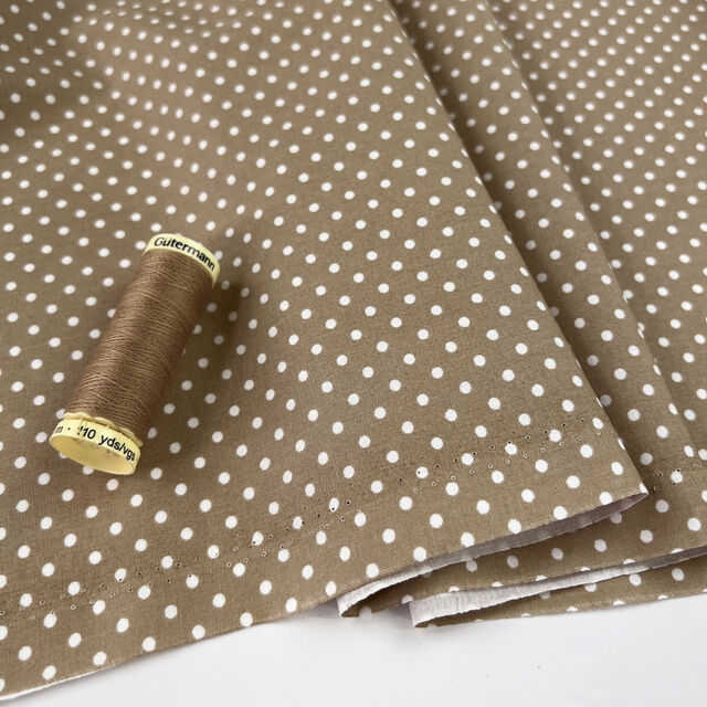 Poplin Print - The Crafty Spot - Taupe