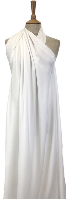 Monaco Crepe - White