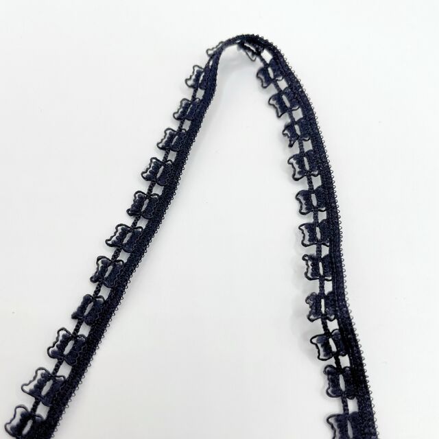 Lace Trim Edging - Abigail - Black