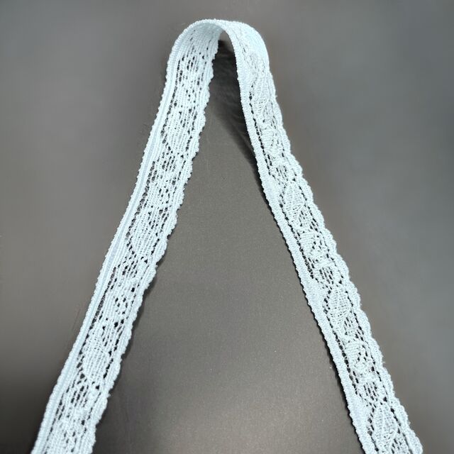 Stretch Lace Trim - Blue