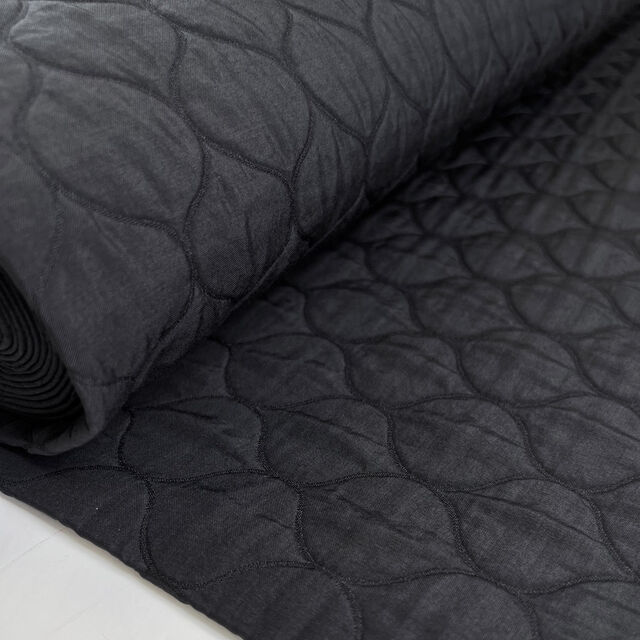 Quilted - Coco Stretch - Black