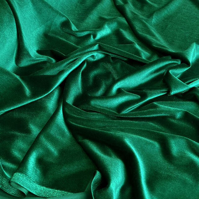 Roxy Stretch Velvet - Emerald
