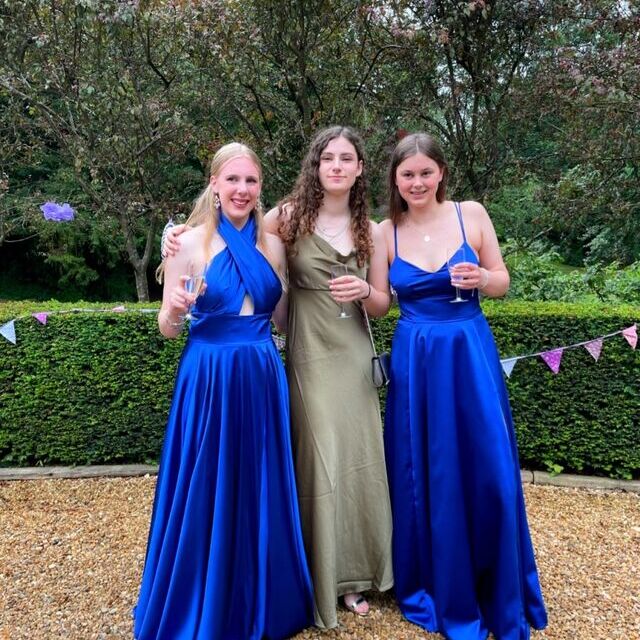 Customer Make by Anna - Luxury Satin Back Crepe Royal Prom Dress - July 2023