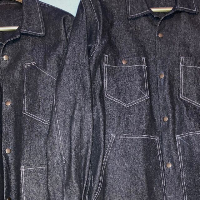 Customer Make by Caroline - 13.5oz Black Denim Shacket - September 2023