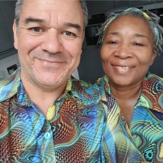 Customer Make by Helen & Mikey - Festival Peacock Fabric Shirt - July 2023