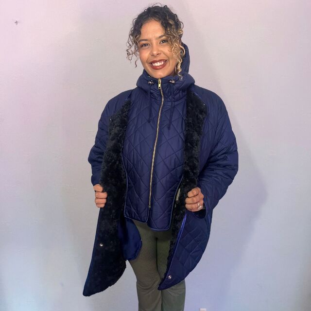 Customer Make by Karen - Double Dabble - Navy Coat - December 2023