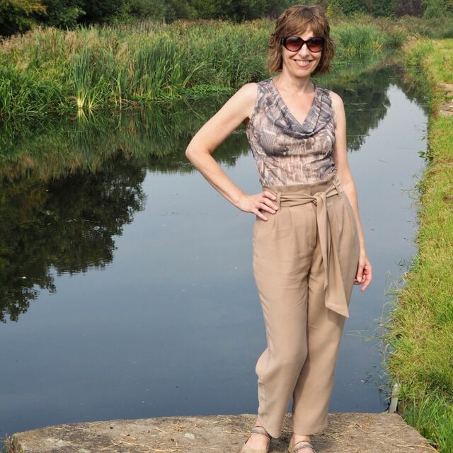 Customer Make by Leonora  - Smooth Rider - Sand - McCalls 7726 Trousers - October 2023 1