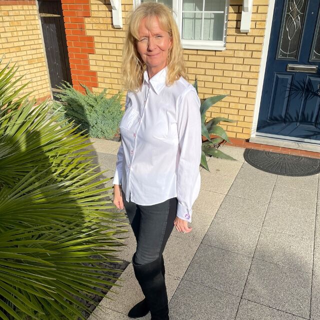 Customer Make by Linda - Stretch Lawn - White Shirt - November 2023