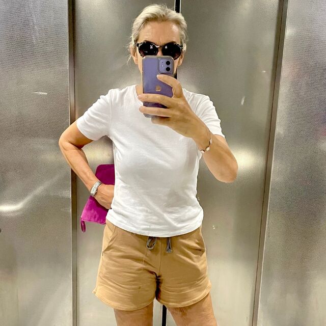 Customer Make by Lyndsay - French Terry Cinnamon - Closet Core Plateau Pants - July 2023