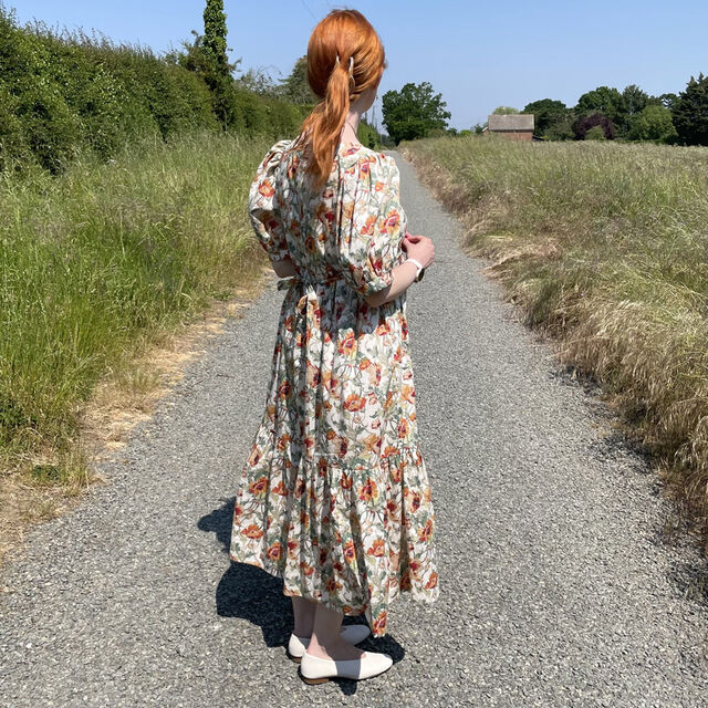 Customer Make by Elle - Louise Liberty Fabric - The New Craft House Everyday Dress - June 2023