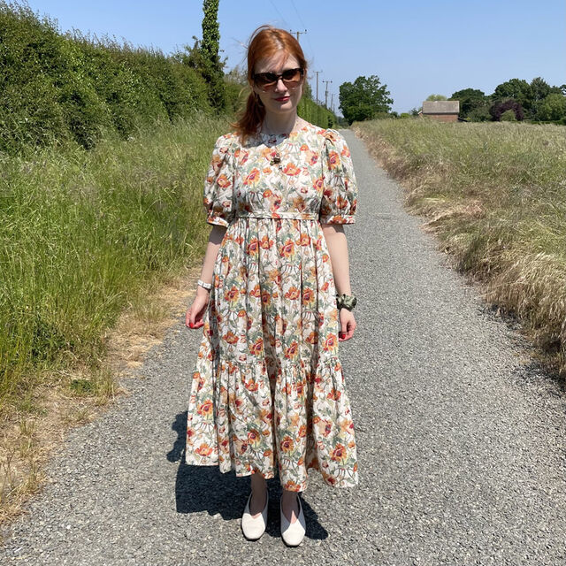 Customer Make by Elle - Louise Liberty Fabric - The New Craft House Everyday Dress - June 2023