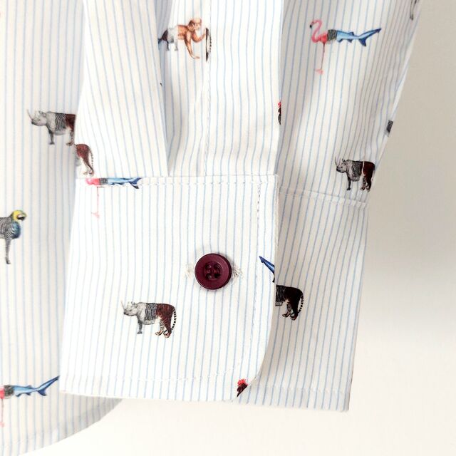 Customer Make by Lou - Menagerie Madness Fabric Shirt - February 2023