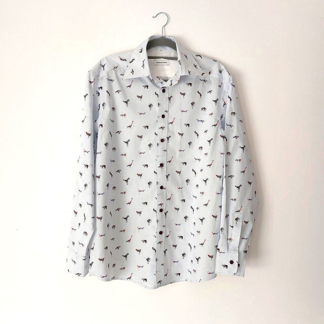 Customer Make by Lou - Menagerie Madness Fabric Shirt - February 2023