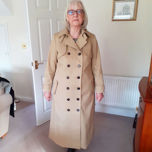 Customer Make by Julie - Carlyle Fabric - Named Clothing Isla Trench Coat - March 2023