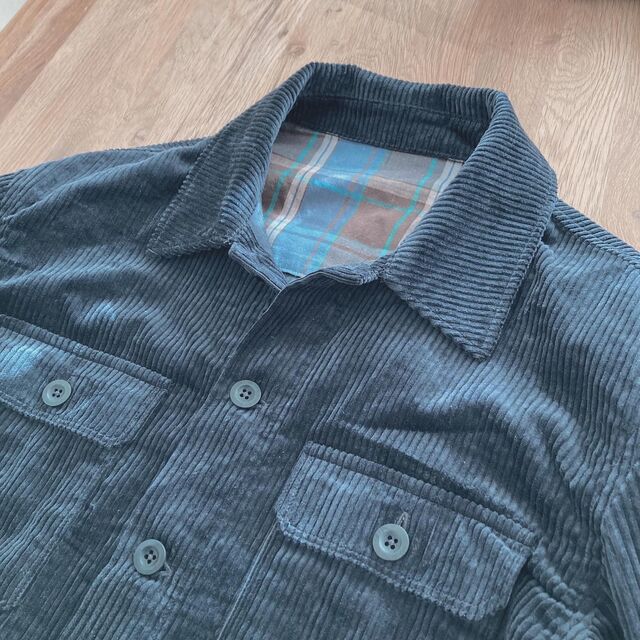 Customer Make by Yukino - Corduroy - Charcoal Grey - Merchant & Mills Arbor Shirt - January 2023