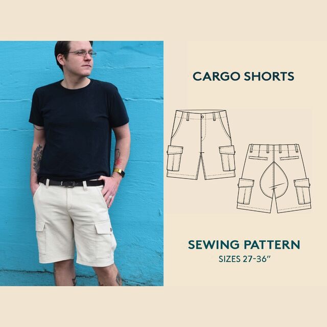 Wardrobe By Me - Men’s Cargo Shorts Pattern