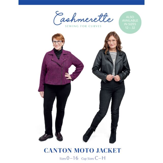 Cashmerette - Canton Moto Jacket Pattern (US 0-16)