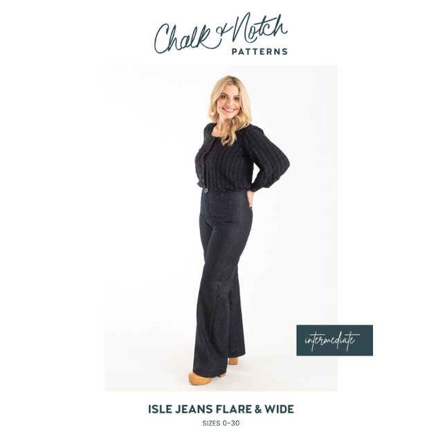Chalk & Notch - Isle Jeans Sewing Pattern