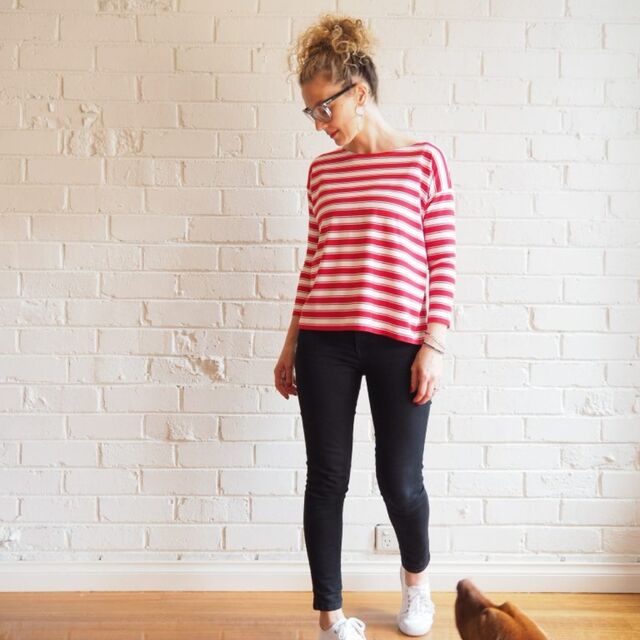 Tessuti - Mandy Boat Tee Pattern (UK XXS-3XL)