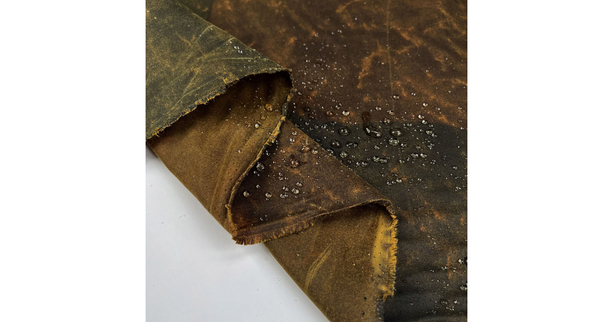 Waxed cotton cloth top
