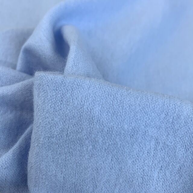Winceyette Plain - Pale Blue