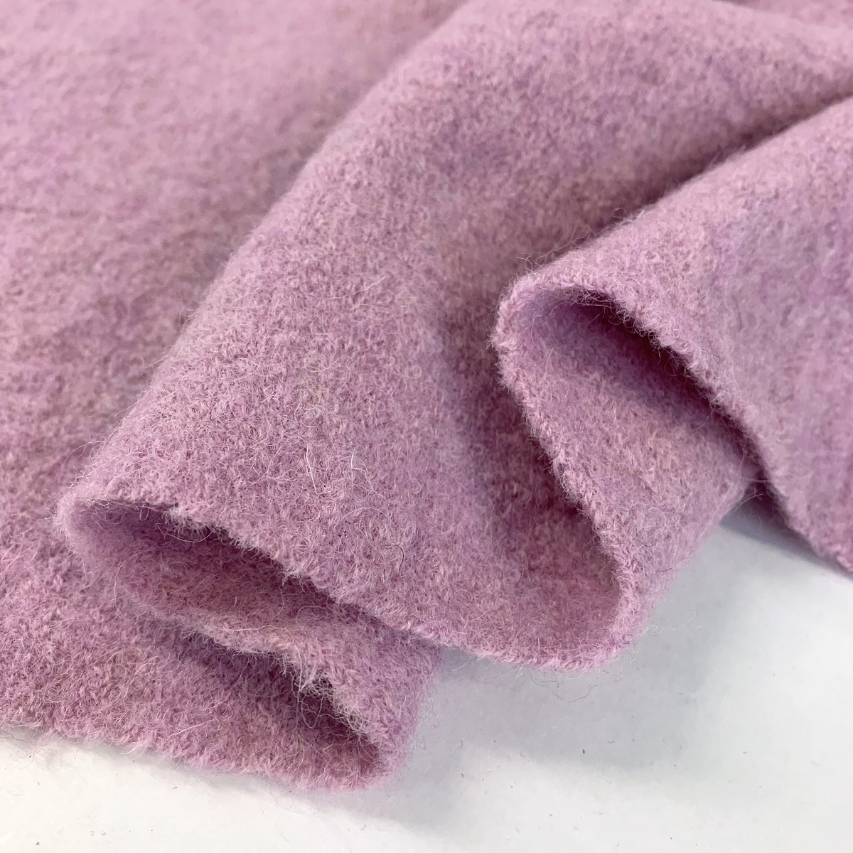 Boiled Wool Material Violet .