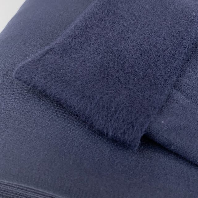 Remnant - Organic Jersey - Navy (1.35m)