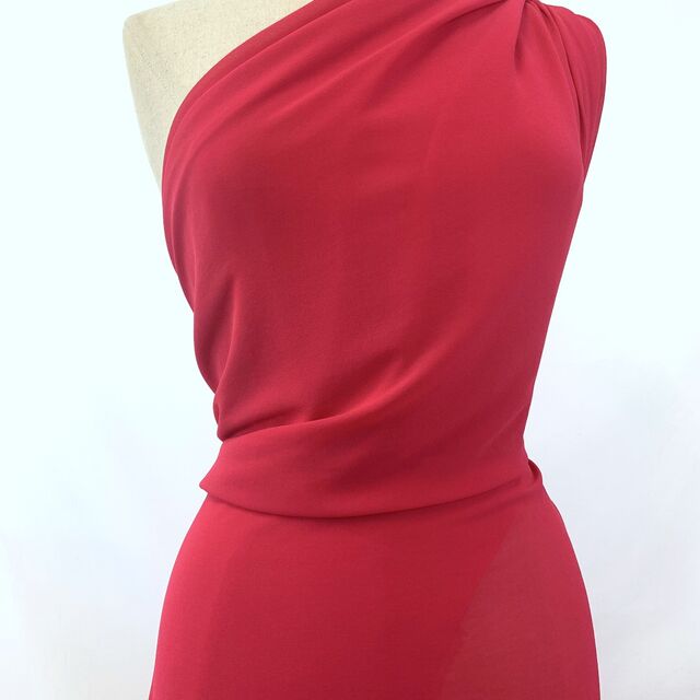 Georgette Dress Fabric - Hot Pink