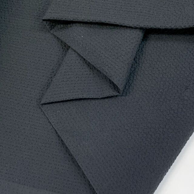 Proper Seersucker - Tiny Woven Black