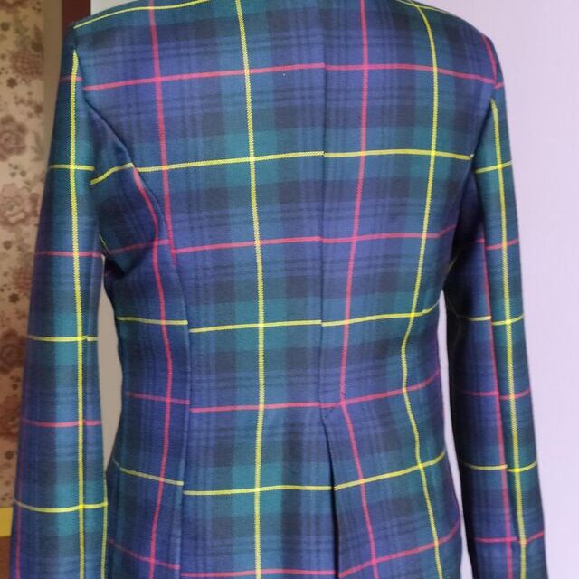 Blazer - Using Tartan wool fabric..