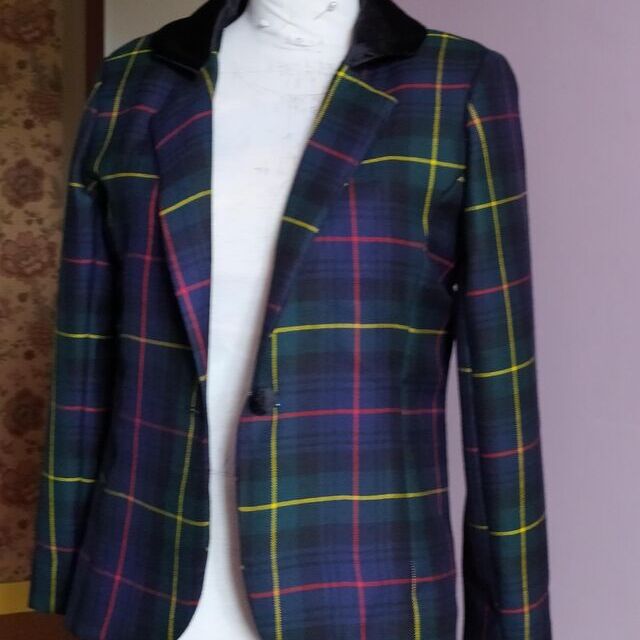 Blazer - Using Tartan wool fabrics.