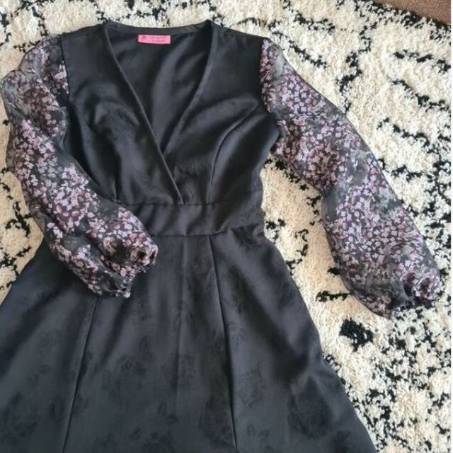 Dress - Using chiffon and cotton fabric