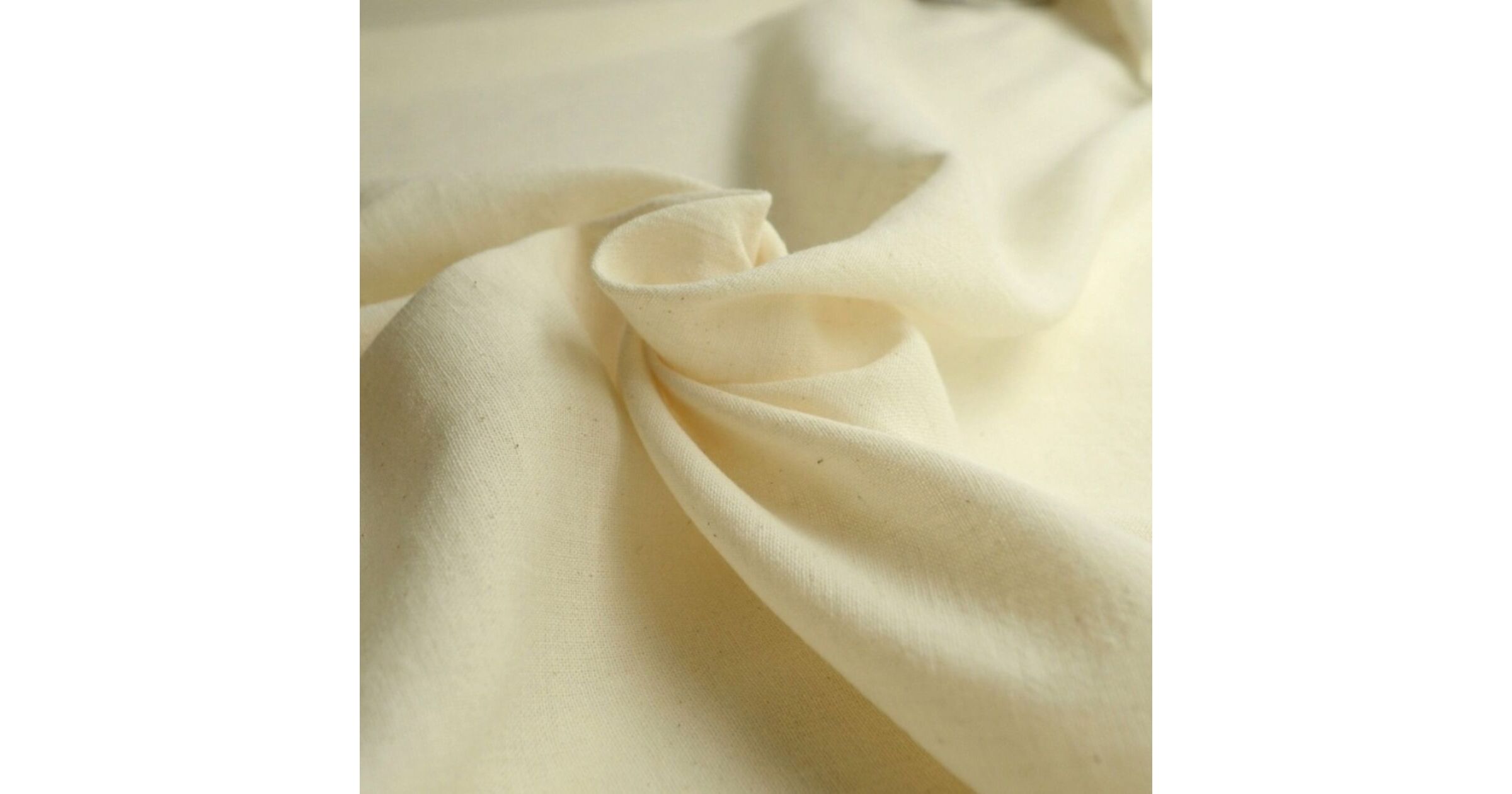 Unbleached Cotton Fabric Natural colour.