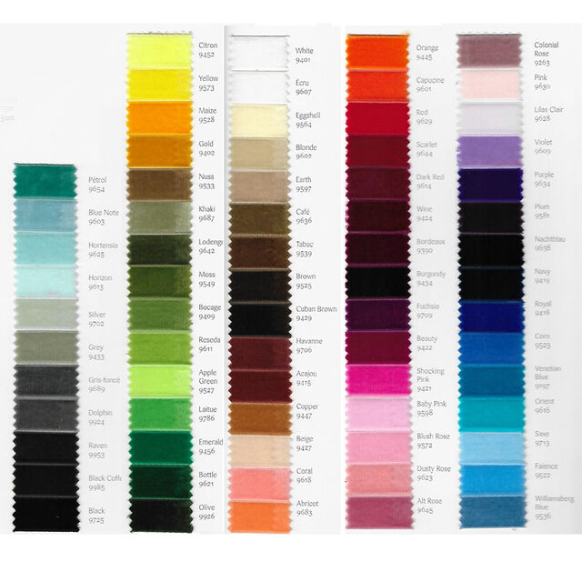 16mm Berisfords Velvet Ribbon's (5m)