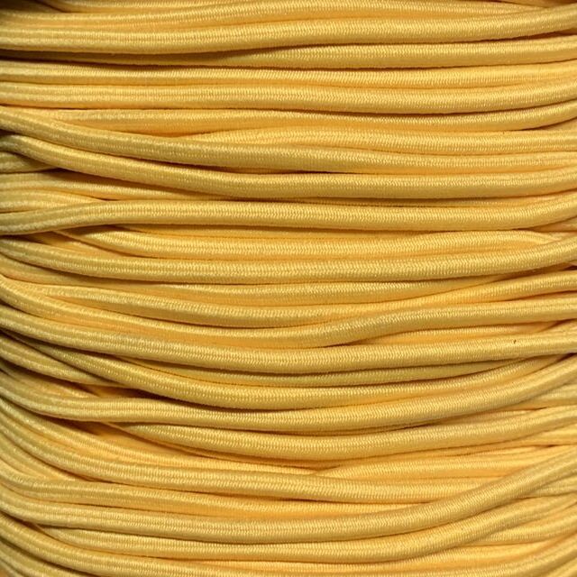 Elastic Round Cord - Mustard (2.5mm)