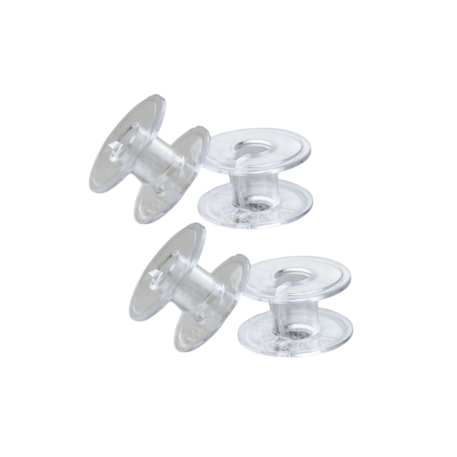 Pack of 4 Plastic Sewing Machine Bobbins
