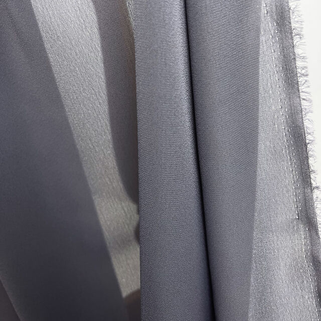 Georgette Dress Fabric - Storm Grey