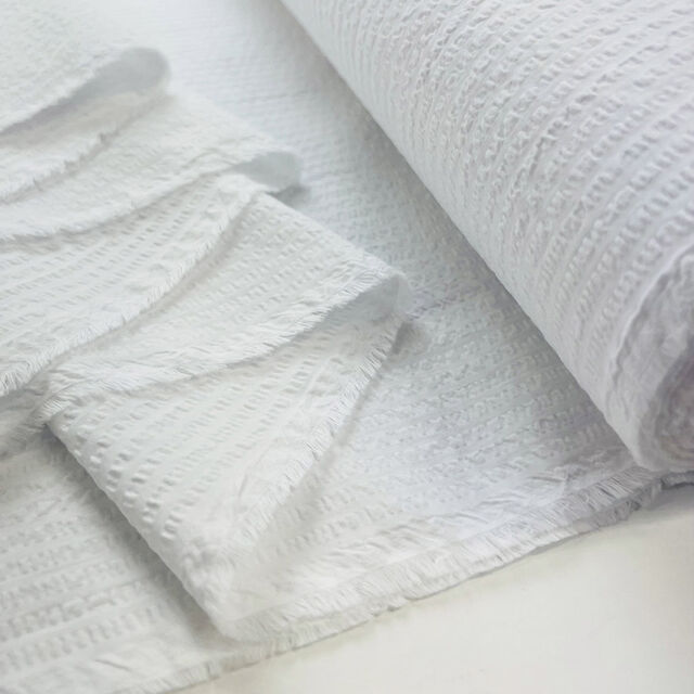 Proper Seersucker - White