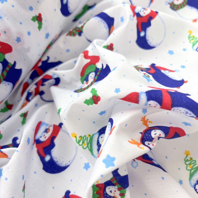 Christmas Poly/Cotton - Party Pingu
