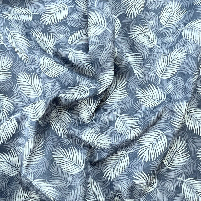 Poplin Print - Maui - Blue