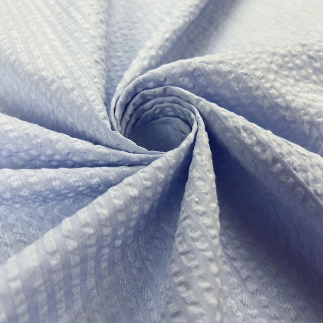 Proper Seersucker - Pale Blue