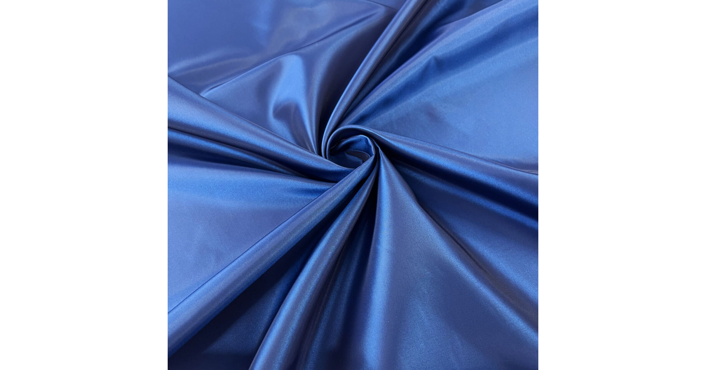Blue Taffeta Craft & Dressmaking Fabric - Plain Taffy Royal