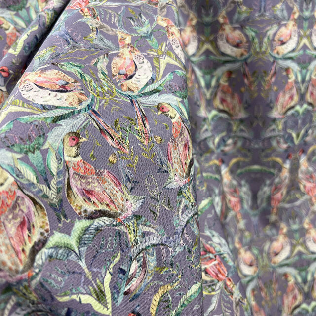 Voyage - Netherton Loganberry Heather Morlich Cotton