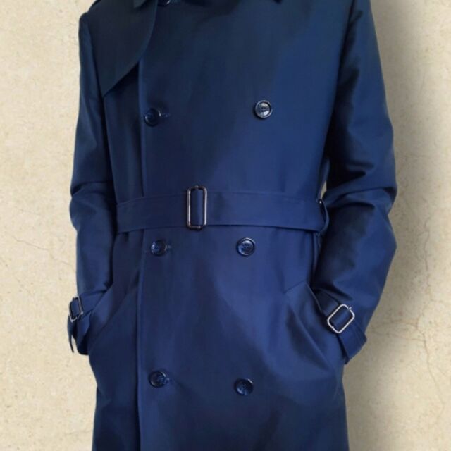Sarah Smith Navy Coat