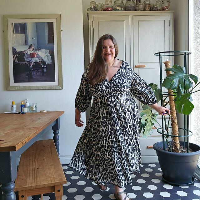 Customer Make by Dulcie - Pin Up Fabric - Veronica Tucker the Label Odette Dress - June 2023