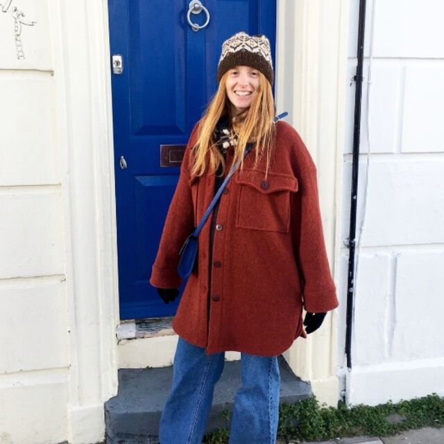 Eugenie Rya Boiled Wool Coat