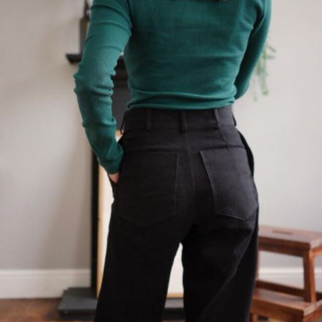 Denim trousers by slowrituals.studio - Instagram...