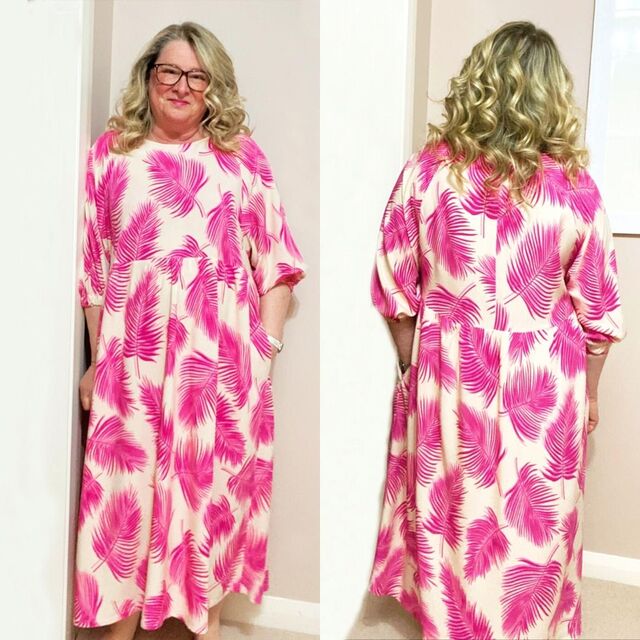 Dress- using viscvoise challis  Patsy fabric